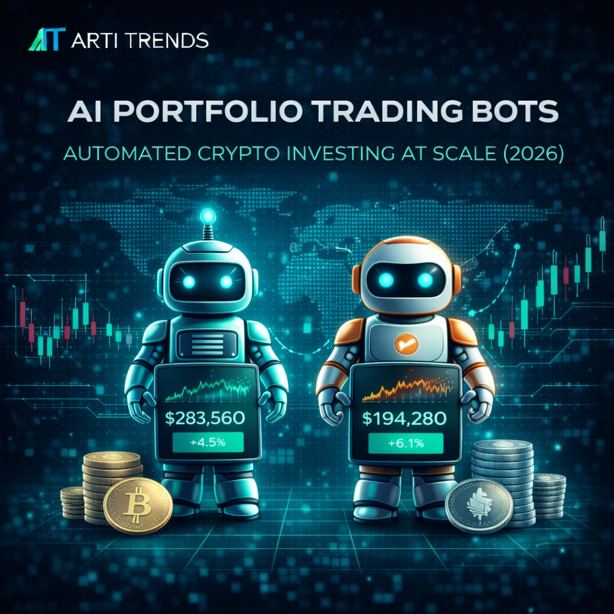 AI portfolio trading bots in 2026 enabling automated crypto investing, portfolio allocation and rebalancing at scale