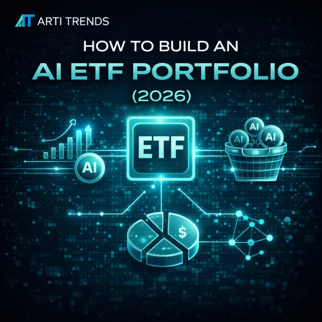How to build an AI ETF portfolio in 2026 showing asset allocation, diversification and artificial intelligence investment themes