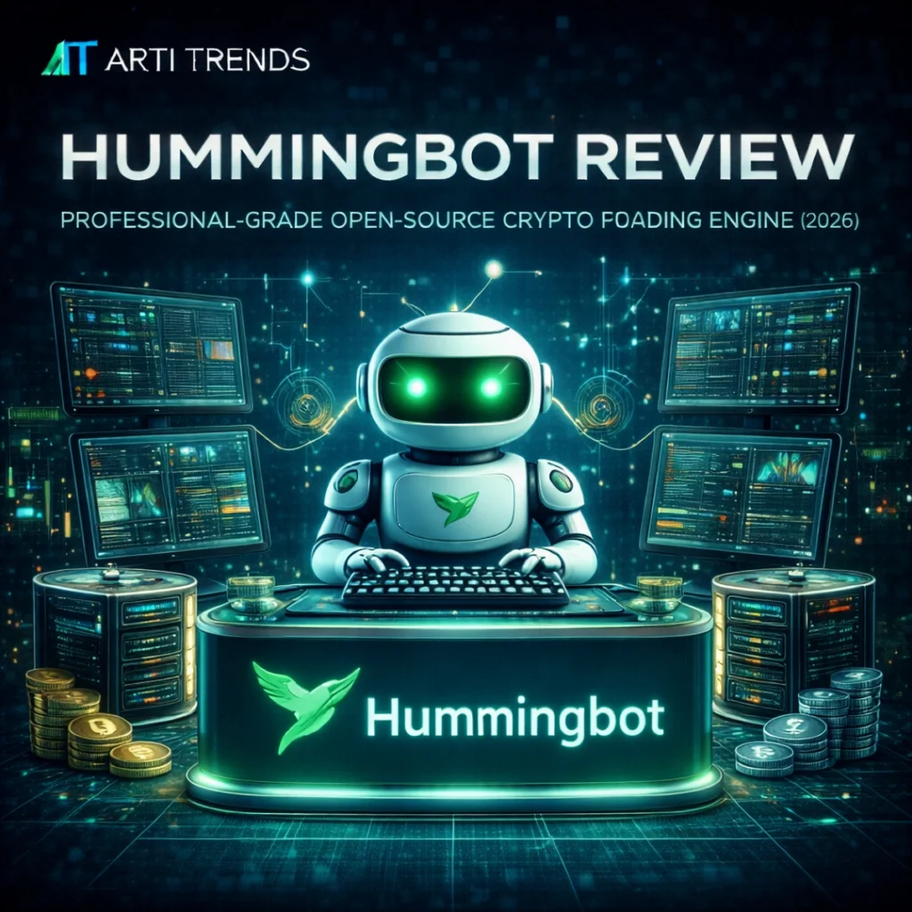 Hummingbot review in 2026 showing an open-source crypto trading engine used for professional algorithmic trading