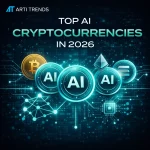 Top AI cryptocurrencies in 2026 showing artificial intelligence tokens and blockchain networks for AI-driven crypto ecosystems