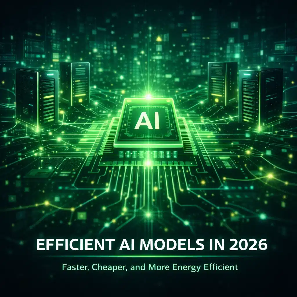 efficient AI models 2026 energy efficient artificial intelligence infrastructure
