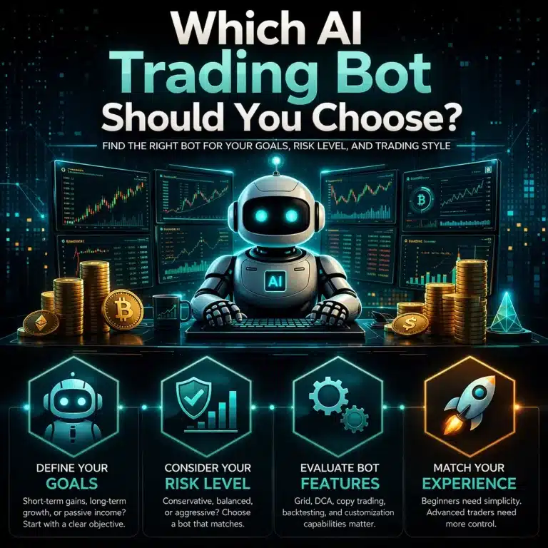 Which AI trading bot should you choose in 2026 – decision framework comparing crypto trading bots by strategy, risk level, and user type