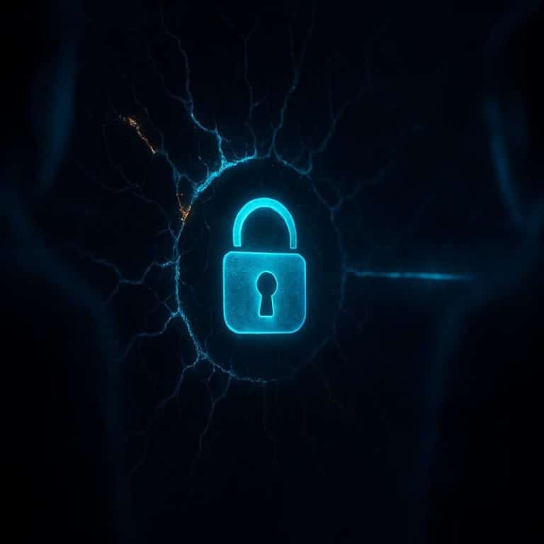 Stylized legal gavel integrated into a glowing circuit grid on a dark tech background
