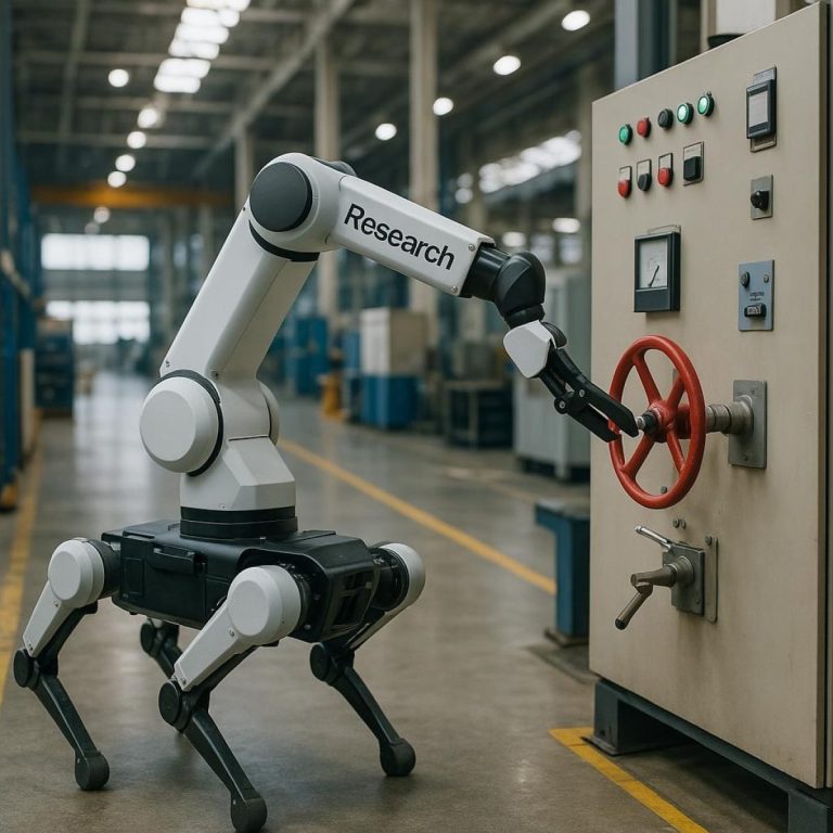Split-view robot bridging simulation and reality