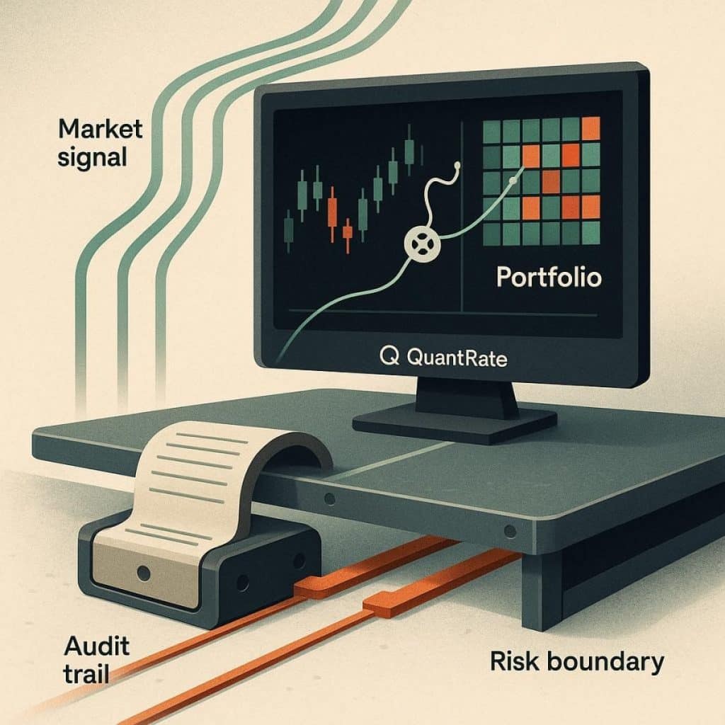 Editorial cover image for QuantRate launches next-generation autonomous AI trading agent