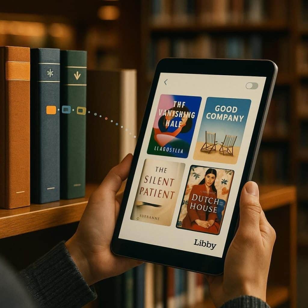 Editorial cover image for Libby will filter out AI content, kind of