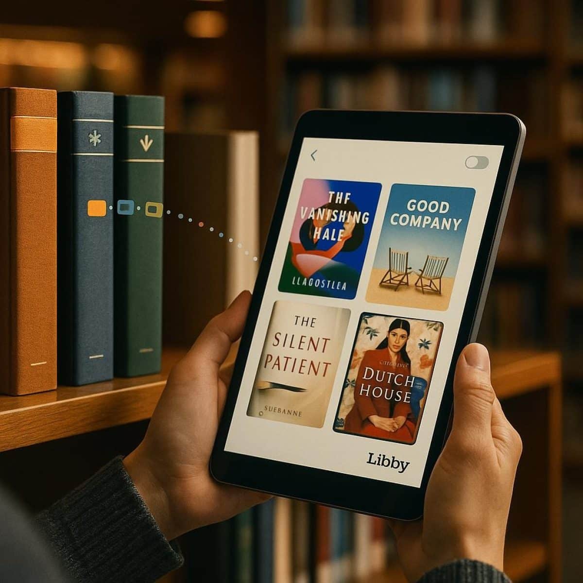 Editorial cover image for Libby will filter out AI content, kind of