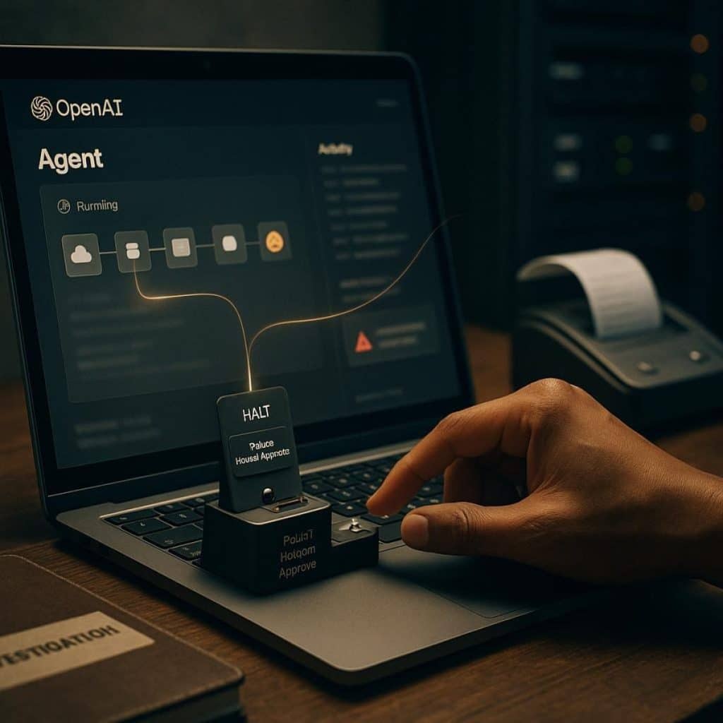 Autonomous agents interacting with cloud systems (illustration)